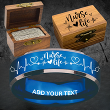 🏥 Custom Nurse Ring Box Set + Bonus Gift 🎁
