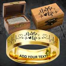 🏥 Custom Nurse Ring Box Set + Bonus Gift 🎁