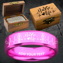 🏥 Custom Nurse Ring Box Set + Bonus Gift 🎁