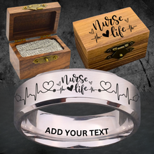 🏥 Custom Nurse Ring Box Set + Bonus Gift 🎁