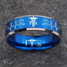 Nursing Ring for RN, NP, LPN, CNA, RT, PT, PA – Healthcare Professionals Rings + Free Matching Bracelet 🎁