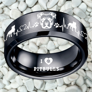 Bully Ring Dog Lover Jewelry + Free Matching Bracelet 🎁