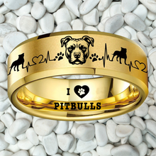Bully Ring Dog Lover Jewelry + Free Matching Bracelet 🎁