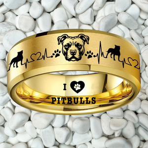 Bully Ring Dog Lover Jewelry + Free Matching Bracelet 🎁