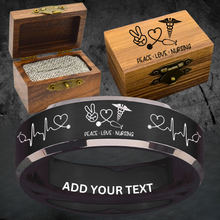 🏥 Custom Nurse Ring Box Set + Bonus Gift 🎁