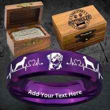 🐾 Custom Rottweiler Ring Box Set + BONUS Gift 🎁