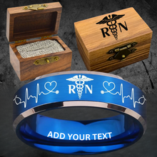 🏥 Custom Nurse Ring Box Set + Bonus Gift 🎁