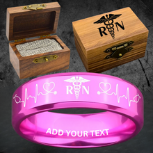 🏥 Custom Nurse Ring Box Set + Bonus Gift 🎁