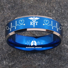 Nursing Ring for RN, NP, LPN, CNA, RT, PT, PA – Healthcare Professionals Rings + Free Matching Bracelet 🎁