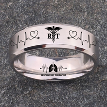 Nursing Ring for RN, NP, LPN, CNA, RT, PT, PA – Healthcare Professionals Rings + Free Matching Bracelet 🎁