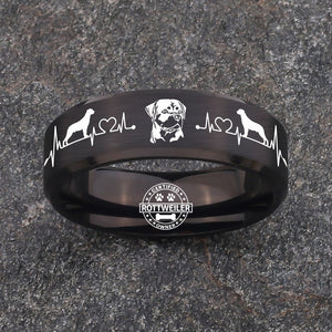 Rottweiler Ring Dog Lover Jewelry + Free Matching Bracelet 🎁