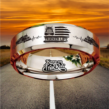 Today 60% Off! 😎 Tungsten Trucker Life Ring + Free Gift! 🎁