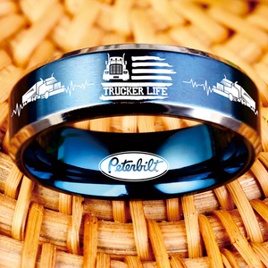 Today 60% Off! 😎 Tungsten Trucker Life Ring + Free Gift! 🎁