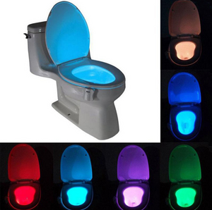 BUY 2 GET 1 FREE TODAY! Colorful Motion Sensor Toilet Nightlight