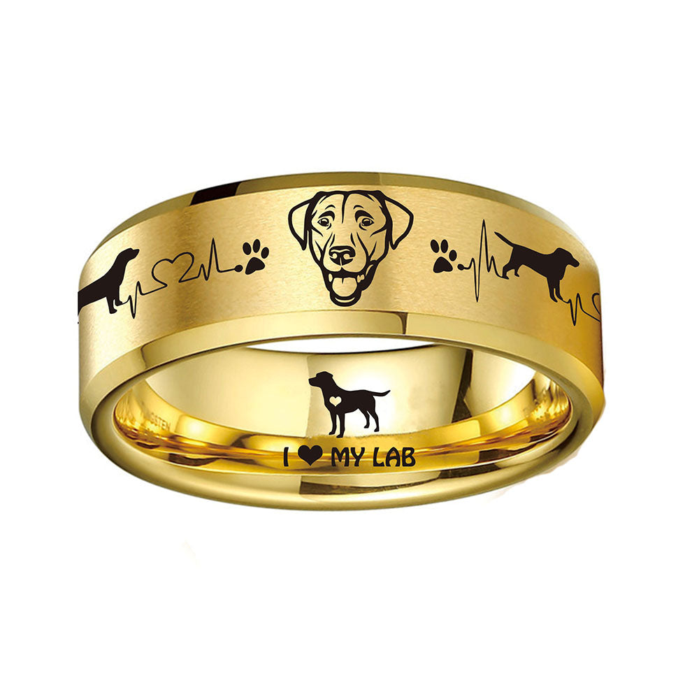 Today Only 70% Off 😍 Labrador Lover Titanium Ring ⭐️⭐️⭐️⭐️⭐️ Reviews