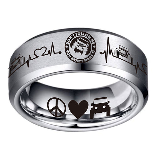Today Only 60% Off 😍  Don't Follow Me ⛰ Laser Etched Ring