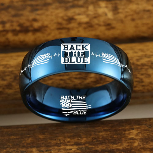 💙  Today Only 60% Off  Free Bracelet w/Purch Back The Blue USA 🇺🇸  Titanium Ring 😲 ⭐️⭐️⭐️⭐️⭐️  Reviews