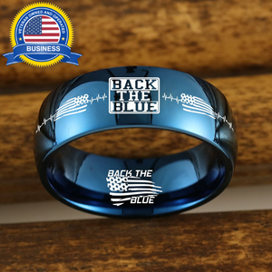 😎 Today Only 60% Off  Back The Blue Ring 🇺🇸  ⭐️⭐️⭐️⭐️⭐️  Reviews