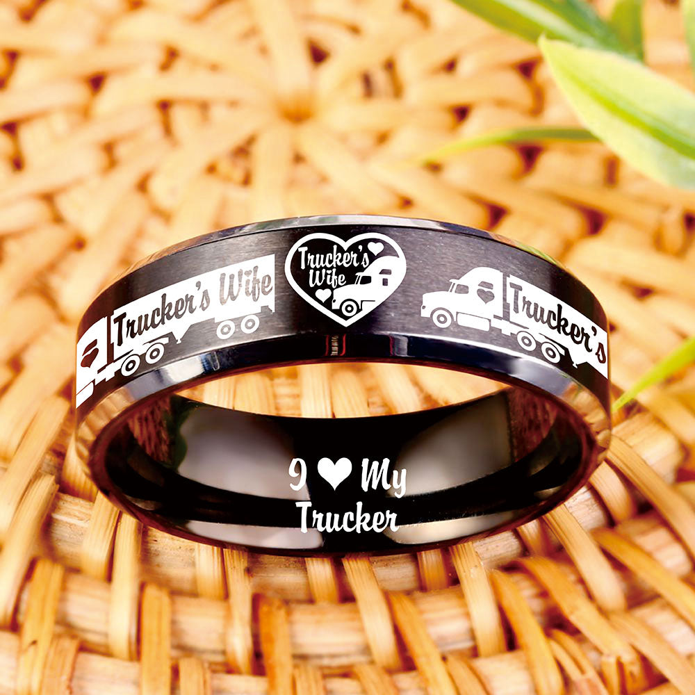 Today Only 60% Off 😍 Free Bracelet w/Purch! Ladies Trucker Wife Ring