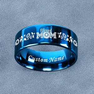 Personalize It Free!🌻 Free Bracelet w/Purch! Blessed Mom Ring🌻