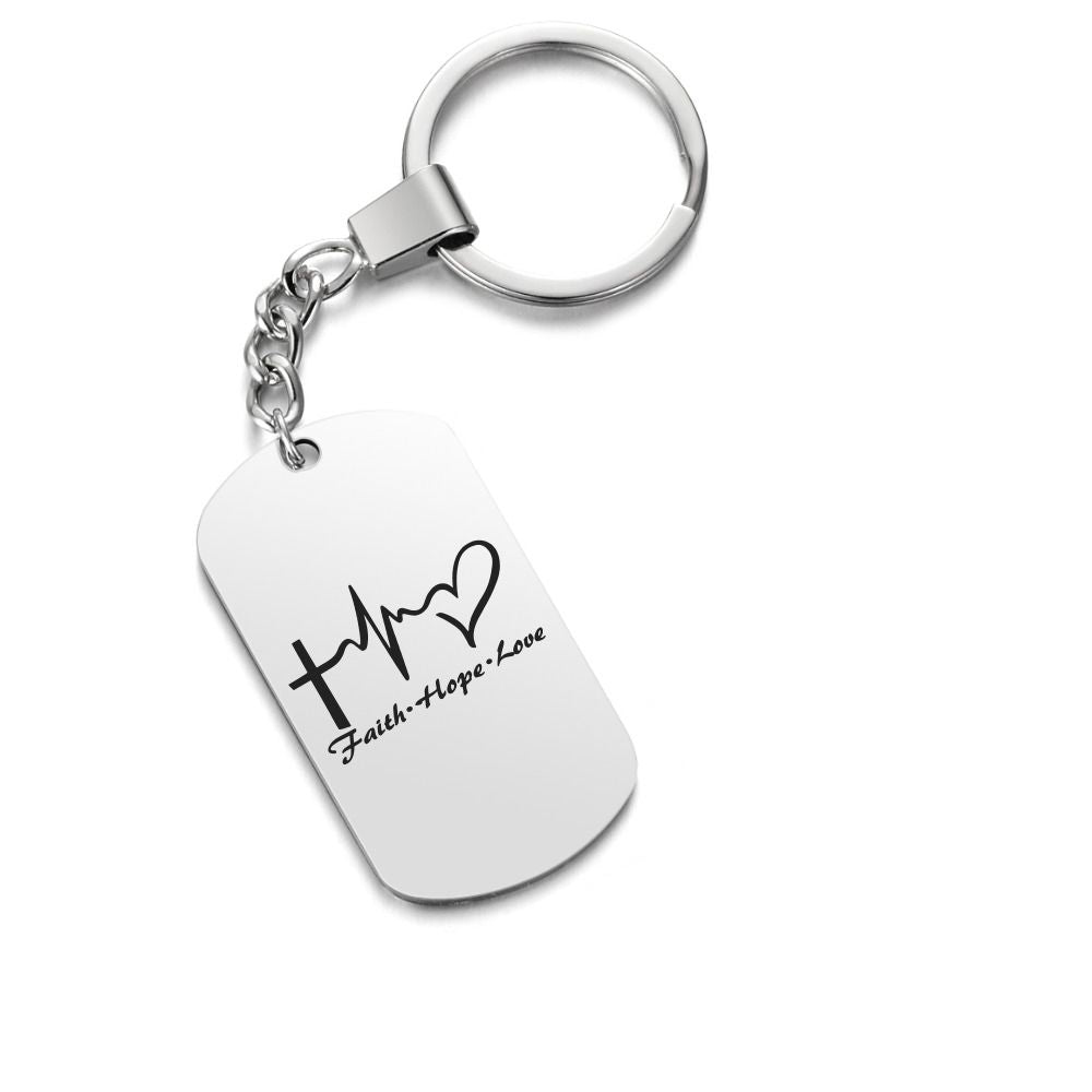 Today Only 50% Off 😍  Faith Hope Love Keychain ✝️