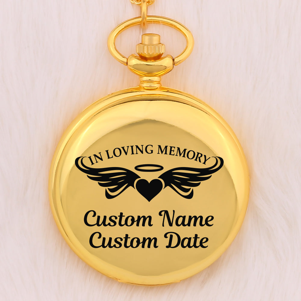 Personalized Quartz 🔥 Pocket Watch 😎 Choose Design – HotGiftNow