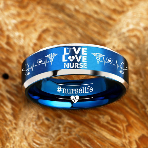 Today Only 60% Off ⏰  Free Bracelet W/Purch! Live Love Nurse Ring