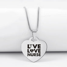 Today Only 60% Off ⏰  Live Love Nurse Heart Pendant Necklace