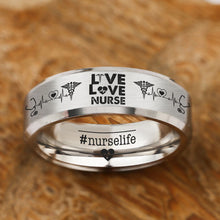 Today Only 60% Off ⏰  Free Bracelet W/Purch! Live Love Nurse Ring