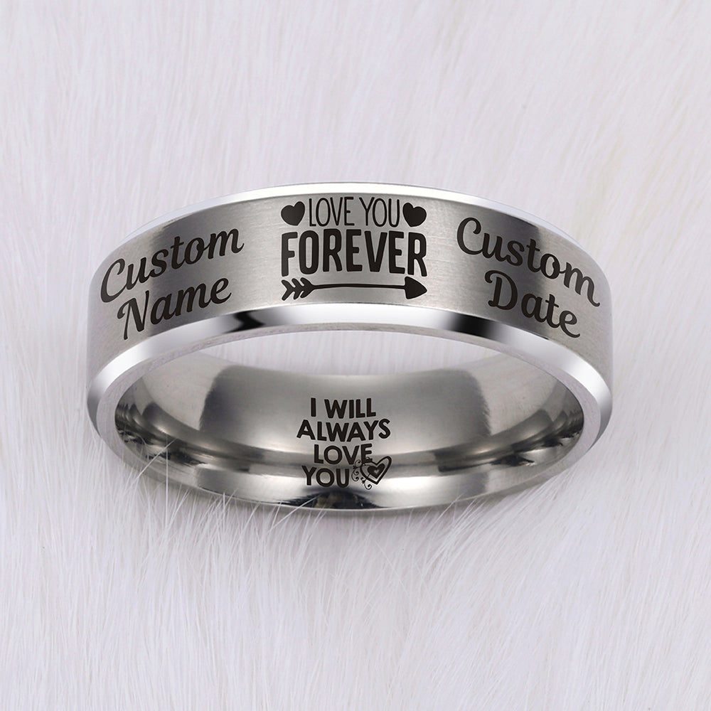 Tungsten Memorial Ring 😍 Buy The Ring Get A Bracelet FREE!