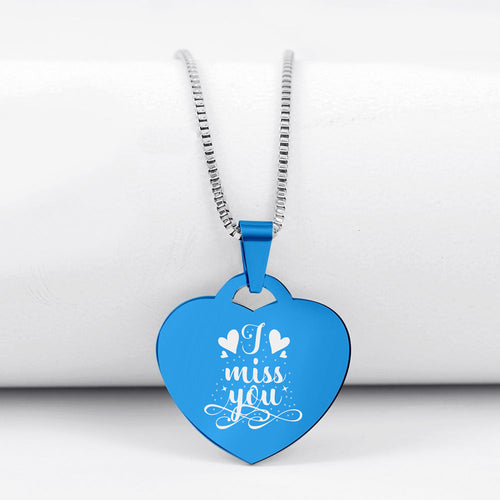 I Miss You ❤️  Customized Necklace