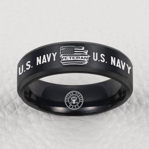 TODAY $200 OFF! 😲Tungsten Ring Choose From US Veteran, POW, or First Responder 🇺🇸 Free Gift w/Purchase!
