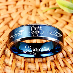 Today Only 60% Off 😍  Free Bracelet W/Purch! 🏥  Laser Etched Nurse Life Ring