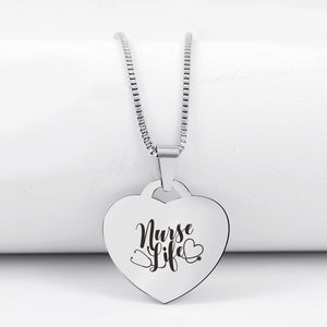 Today Only 60% Off 😍  Nurse Life👩🏼‍⚕️ Heart Pendant Necklace