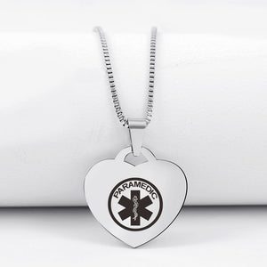 Today Only 60% Off 😍  Choose EMT or Paramedic 🚑  Heart Pendant Necklace