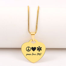 60% Off 😍  Peace Love EMS Necklace