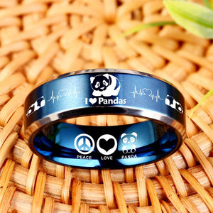 Today Only 60% Off 😍  Free Bracelet W/Purch! I Love Pandas Ring