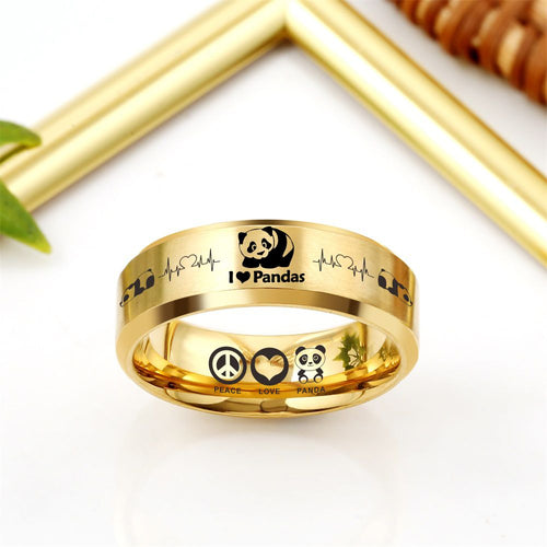 Today Only 60% Off 😍  Free Bracelet W/Purch! I Love Pandas Ring