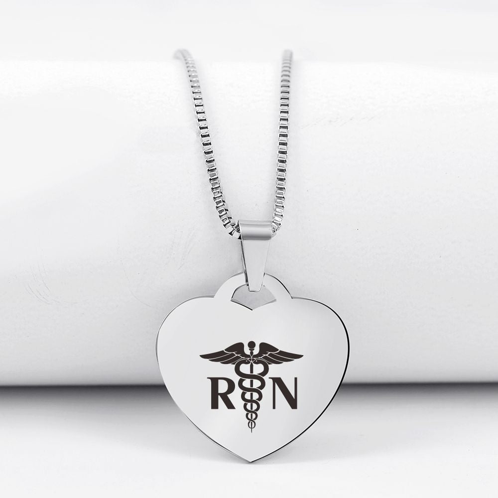 Today Only 60% Off 😍  RN Life👩🏼‍⚕️ Heart Pendant Necklace