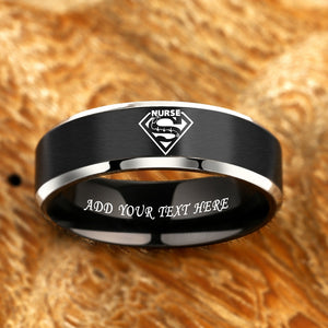 Today Only $29.99 ⏰ Personalize It For Free! Super Nurse Ring