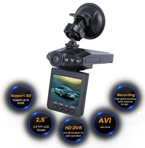 HD Wide Angle 1080p Rotating Dash Cam Video Recorder