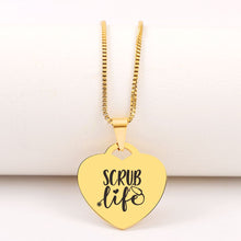 Today Only 60% Off 😍  Scrub Life👩🏼‍⚕️ Heart Pendant Necklace