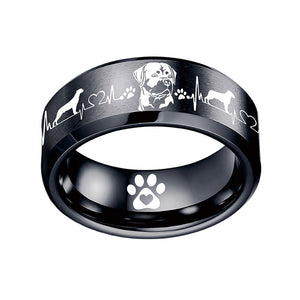 Today Only 70% Off 😍 Rottweiler Lover Titanium Ring 🐶 ⭐️⭐️⭐️⭐️⭐️ Reviews