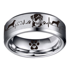 Today Only 70% Off 😍 Rottweiler Lover Titanium Ring 🐶 ⭐️⭐️⭐️⭐️⭐️ Reviews