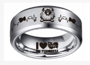 Today Only 60% Off 😍 FREE Bracelet w/ Purchase 🐕 Pekingese Lover Ring