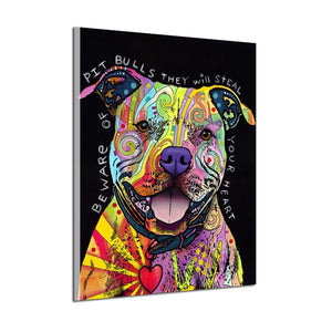 😍 Today 50% Off 🐕 Pit Bull 3D Painting