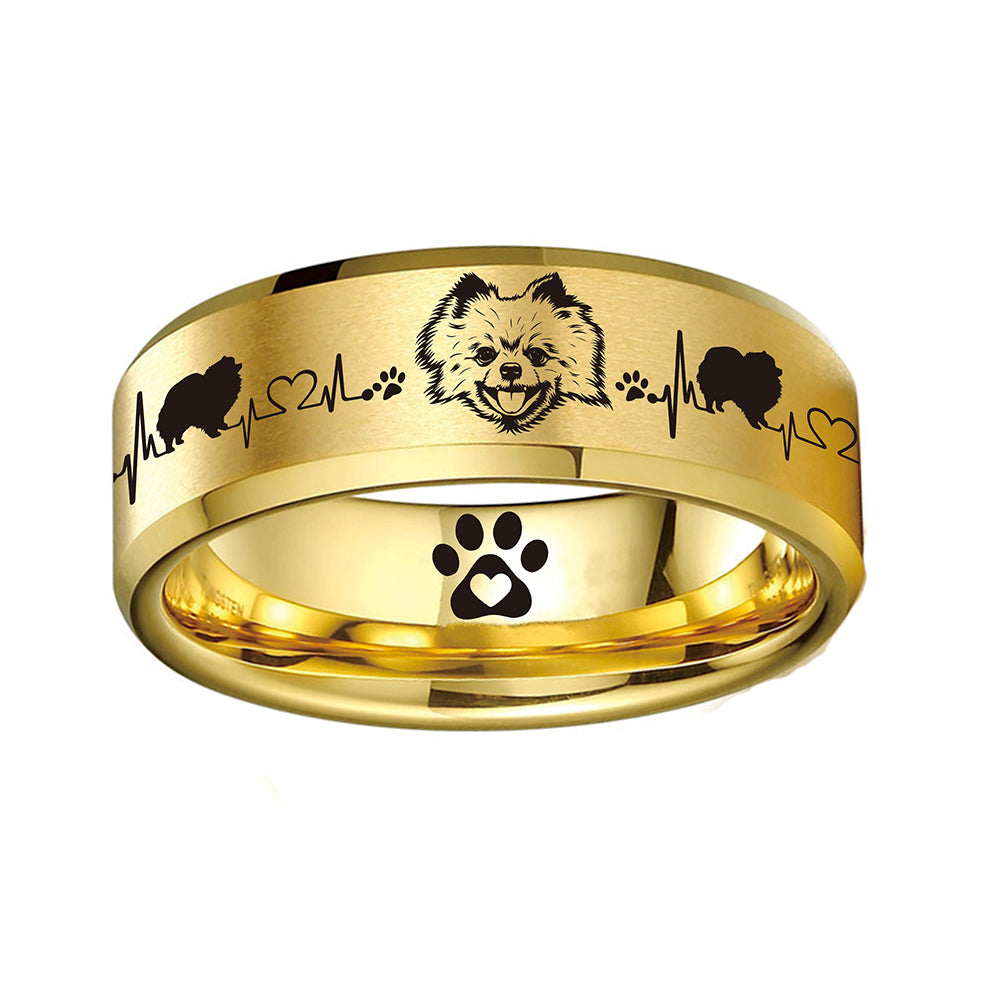 Today Only 70% Off 😍 Pomeranian Lover Titanium Ring ⭐️⭐️⭐️⭐️⭐️ Reviews